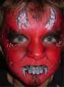 Monsters: Devil: All Face Painting, Body Painting, and Special Effects Images on this site are Copyright@Cool Faces.