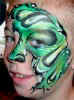 Monsters: Half Face: All Face Painting, Body Painting, and Special Effects Images on this site are Copyright@Cool Faces.