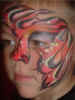 Monsters: Half Face: All Face Painting, Body Painting, and Special Effects Images on this site are Copyright@Cool Faces.