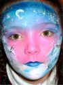 Scenes: Xmas Card: All Face Painting, Body Painting, and Special Effects Images on this site are Copyright@Cool Faces.
